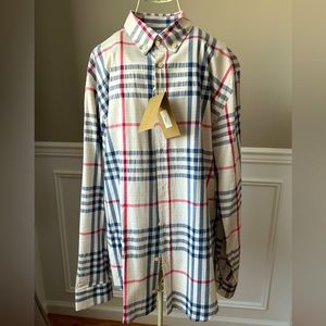Burberry Dry Coton Shirt Regular Fit- Size L